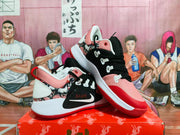 Nike Pink Black White Basketball Sneakers