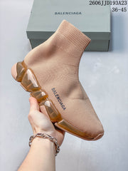 Balenciaga Sock Sneakers with Segmented Sole