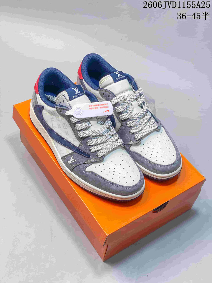 Nike SB Dunk Low Pro Sneakers in Gray and White