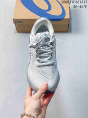 ASICS Gel-Kayano 33 Road Running Shoes, White and Blue