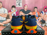 Nike Basketball Sneakers in Navy, Yellow and Orange