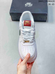 Nike Women's Air Force 1 Shadow White and Sage Green Sneakers