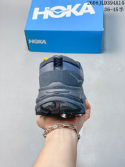HOKA Tor Summit Low-Top Shoes in Blue and Yellow