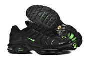 Nike Air Max Plus Sneakers Black and Volt