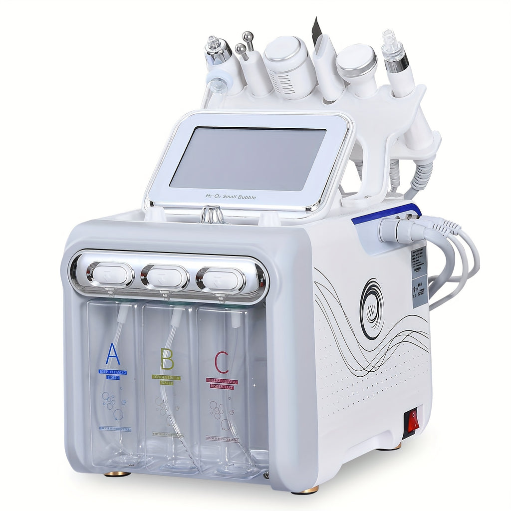 6 In 1 Hydrogen Oxygen Facial Bubble Beauty Skin Cleaning Machine 6 In 1 Face Facial Machine