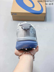 ASICS Gel-Kayano 33 Road Running Shoes, White and Blue
