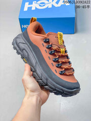 HOKA Tor Summit Low-Top Shoes in Rust and Charcoal