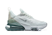 Nike Air Max 270 White and Green Sneakers