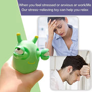 🎅🎁Funny Grass Worm Pinch Toy