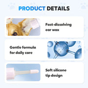 ✨ Pet Ear Cleaner - Gentle Formula with Soothing Aloe for Dogs & Cats, Prevents Infections & Odor 🌿👂